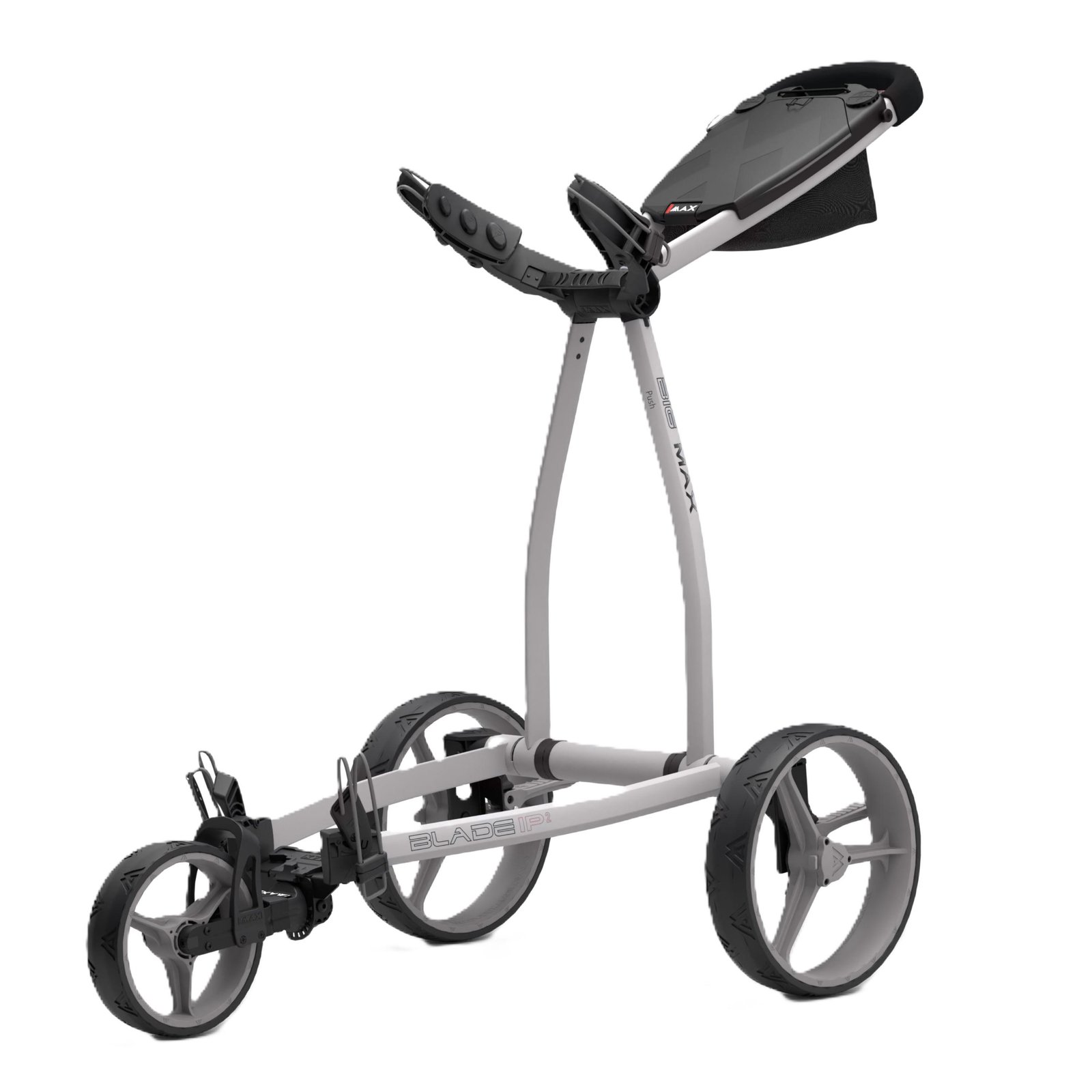 Big Max Blade IP 2.0 carrito manual de golf, gris/carbón