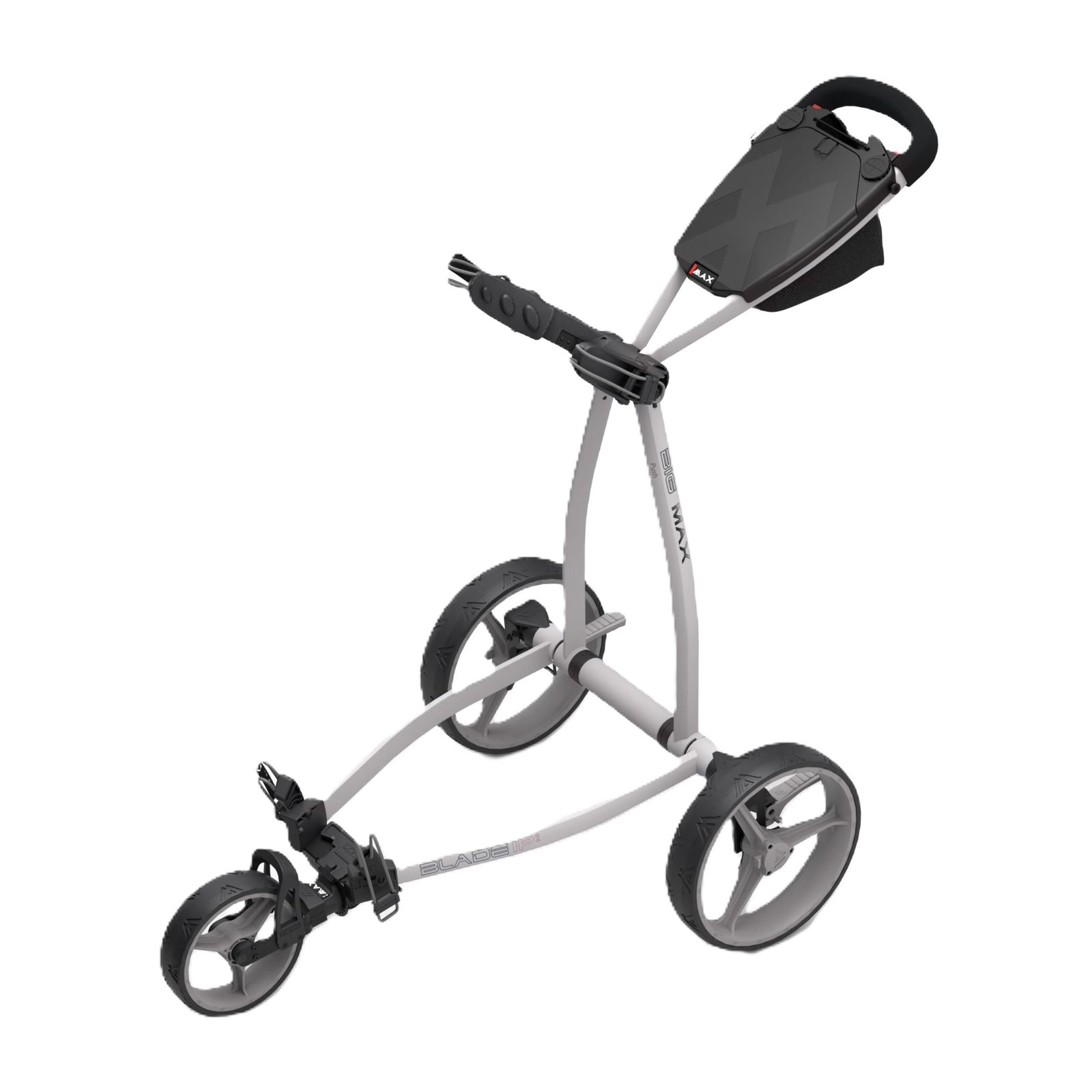 Big Max Blade IP 2.0 carrito manual de golf, gris/carbón
