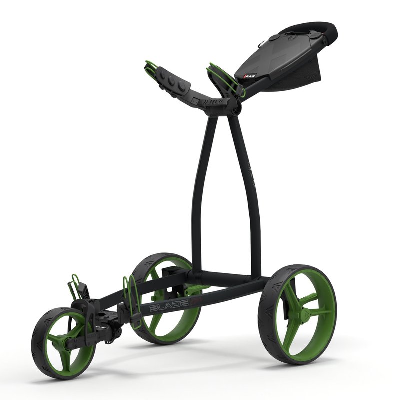 Big Max Blade IP 2.0 carrito manual de golf, negro/lima