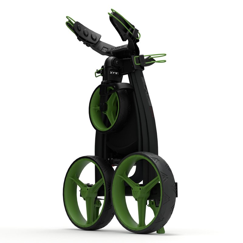 Big Max Blade IP 2.0 carrito manual de golf, negro/lima