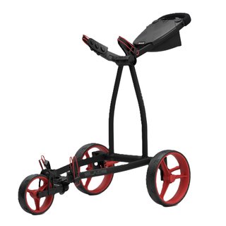 Big Max Blade IP 2.0 carrito manual de golf, negro/rojo