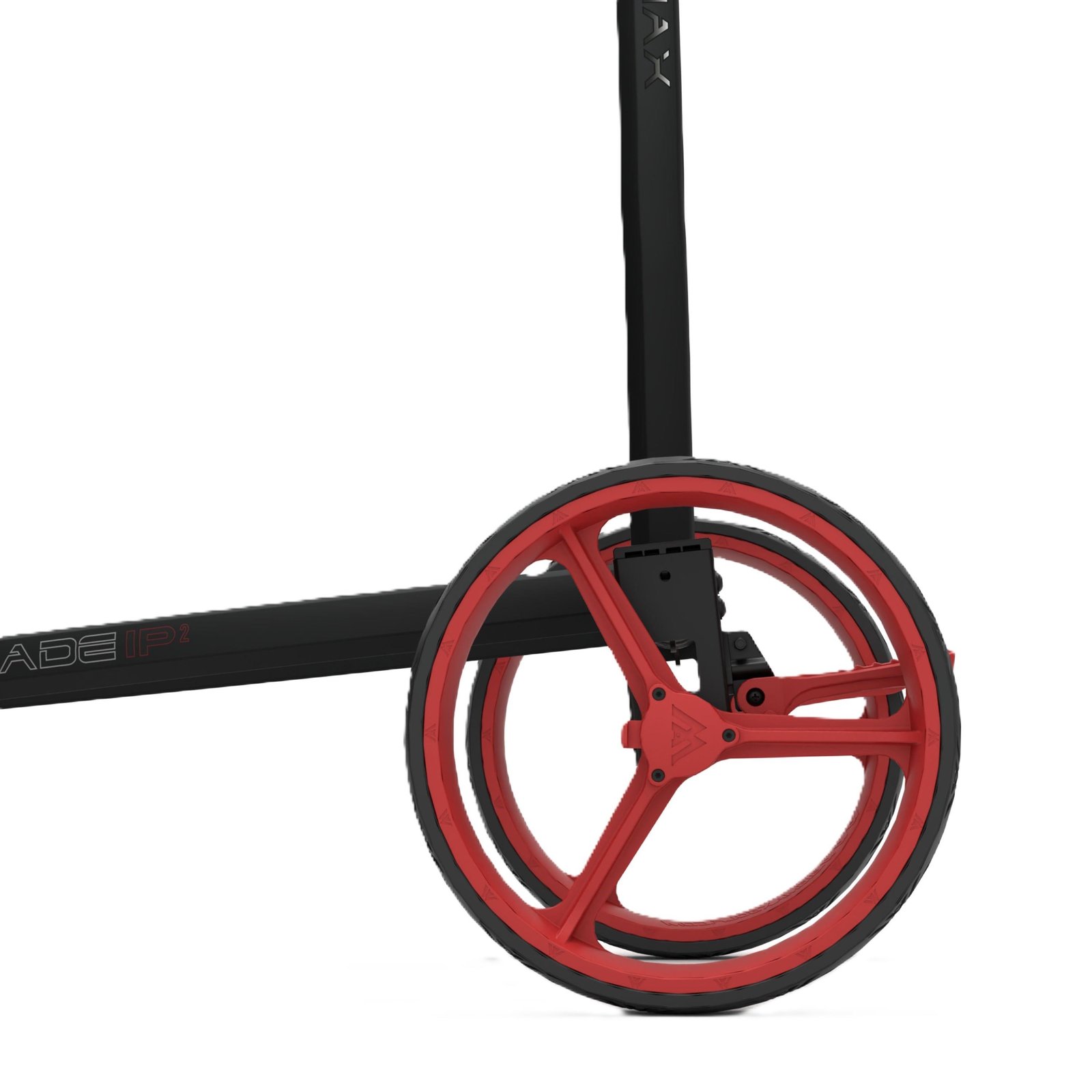 Big Max Blade IP 2.0 carrito manual de golf, negro/rojo