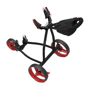 Big Max Blade IP 2.0 carrito manual de golf, negro/rojo