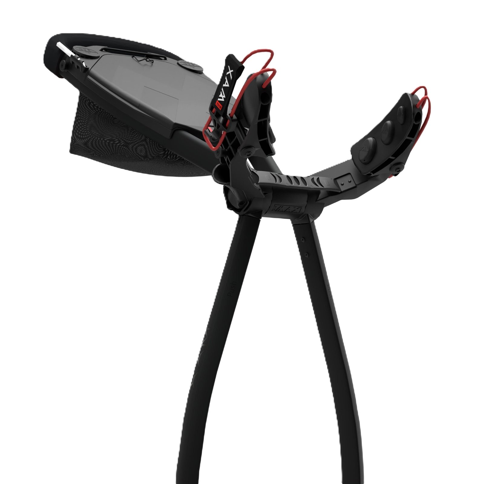 Big Max Blade IP 2.0 carrito manual de golf, negro/rojo