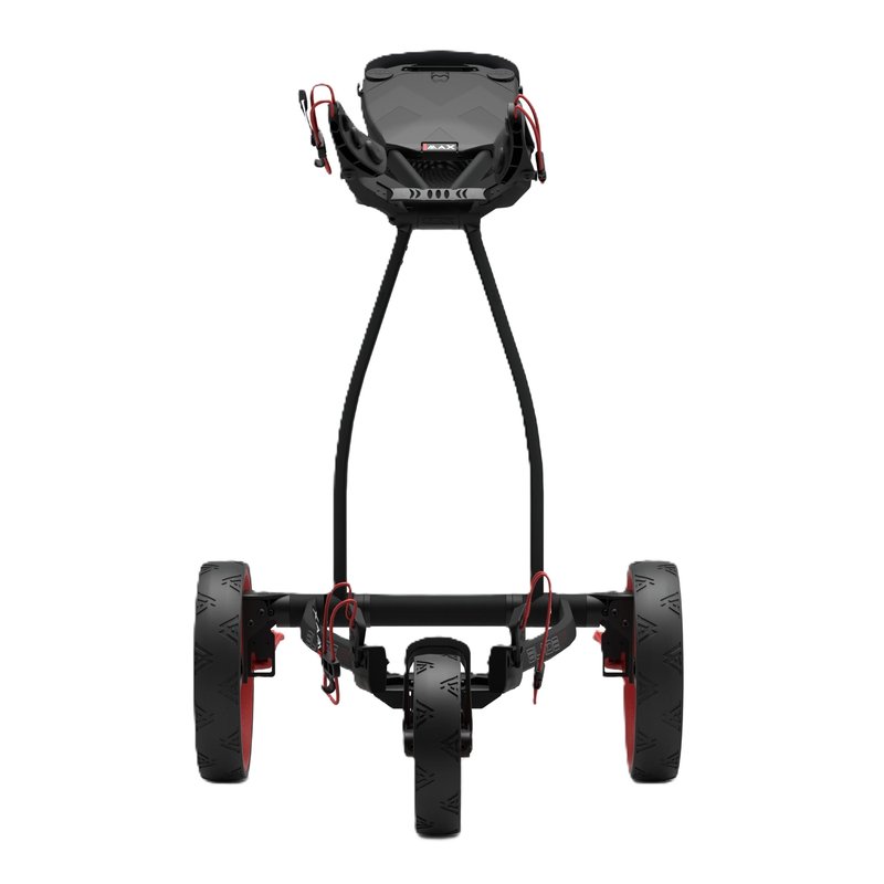 Big Max Blade IP 2.0 carrito manual de golf, negro/rojo