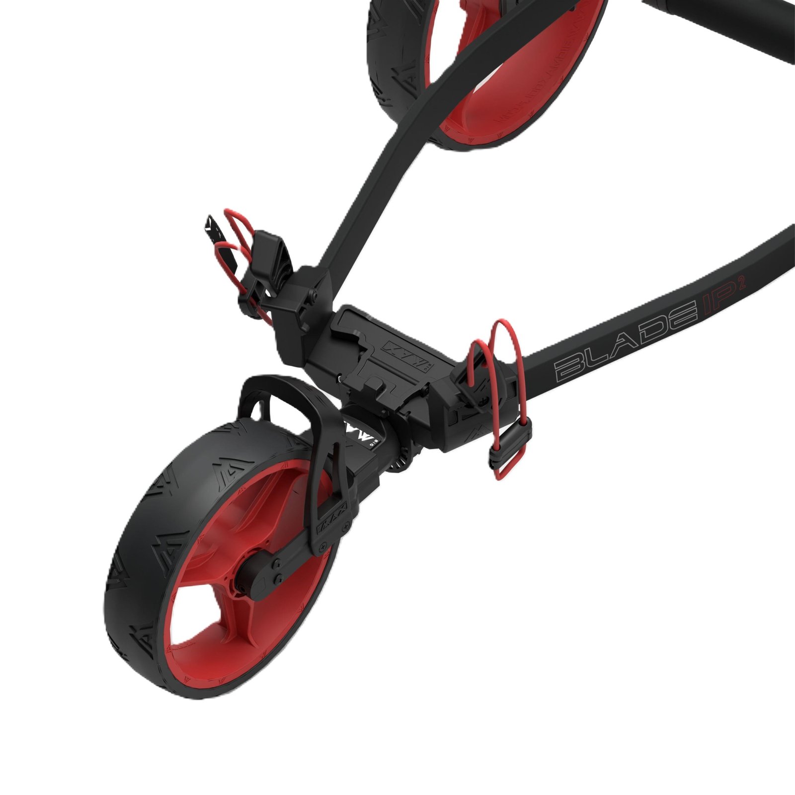 Big Max Blade IP 2.0 carrito manual de golf, negro/rojo