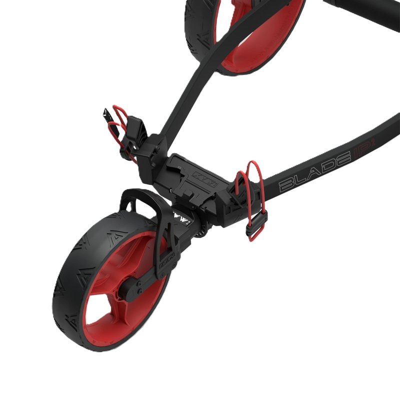 Big Max Blade IP 2.0 carrito manual de golf, negro/rojo