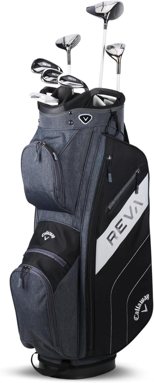 Callaway Reva 8PC Black set de golf para mujer, grafito