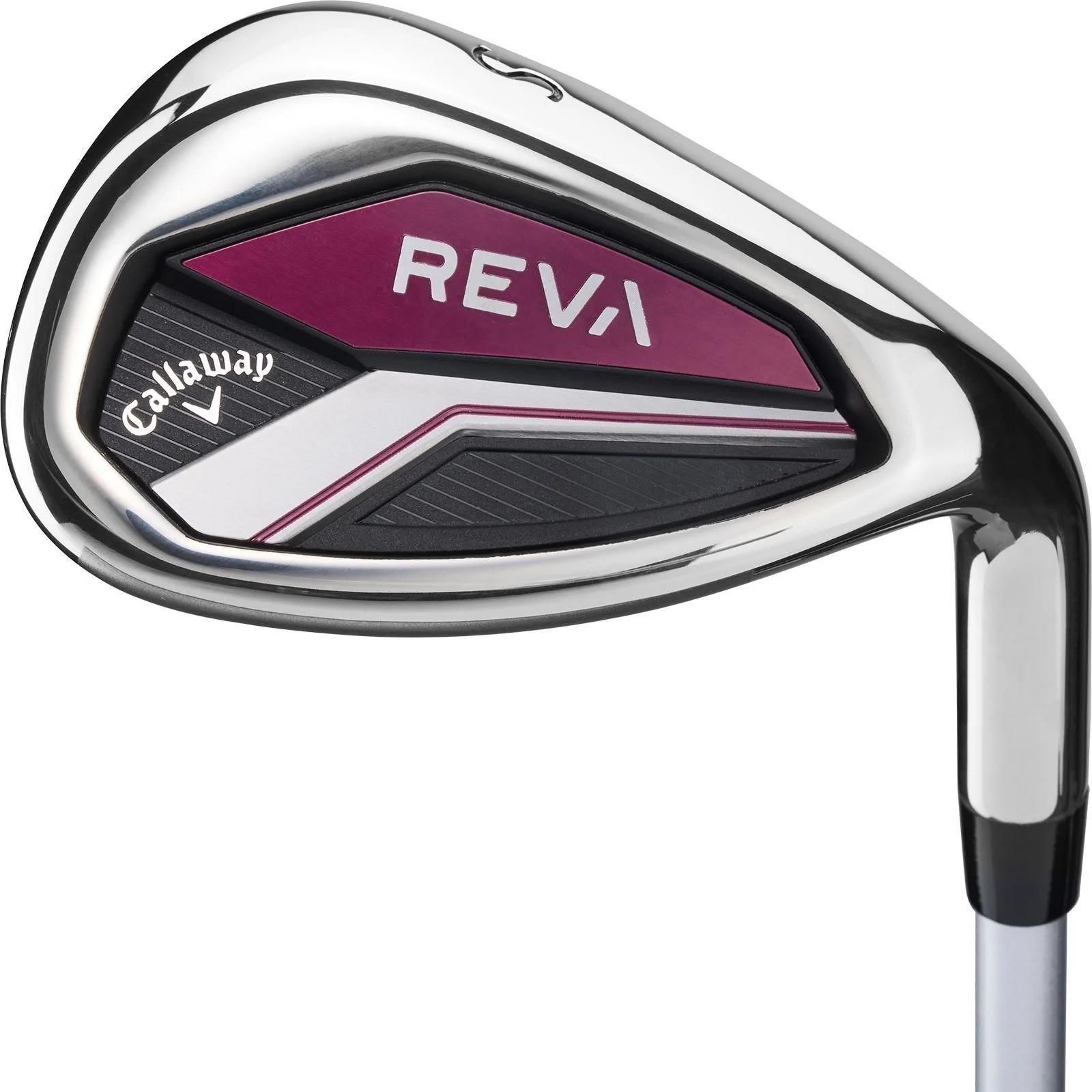 Callaway Reva 8PC Eggplant set de golf para mujer, grafito