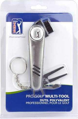PGA Tour Multi-Tool Outil Polyvalent herramienta de divot, plateada