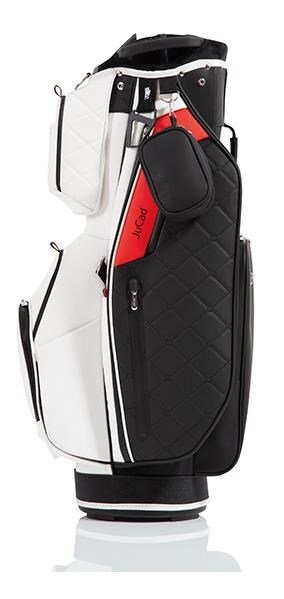 JuCad First Class cart bag, negro-rojo