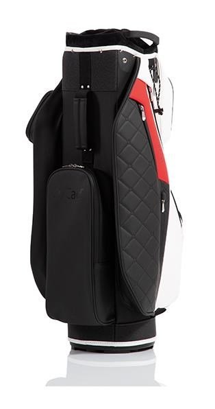 JuCad First Class cart bag, negro-rojo