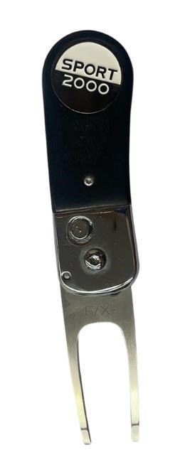 Lignum Lignum F/X pitchwork with marker, black wood/chrome