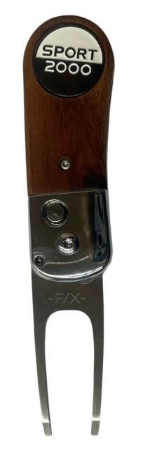 Lignum F/X pitchwork with marker, rose wood/chrome