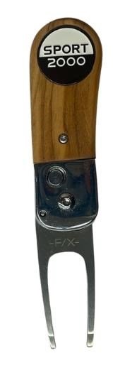 Lignum F/X pitchwork with marker, olive/chrome