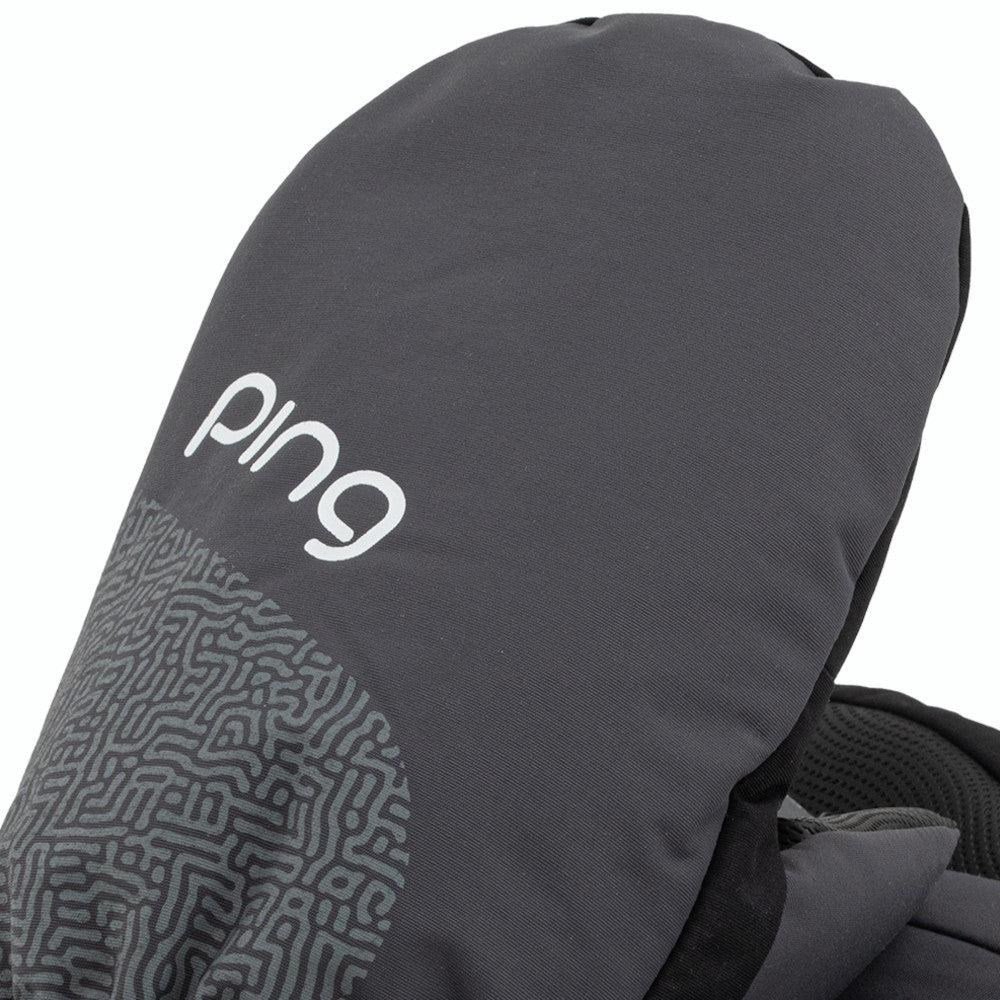 PING Ping Cart Mittens 241 guantes de invierno de golf para mujer, negro