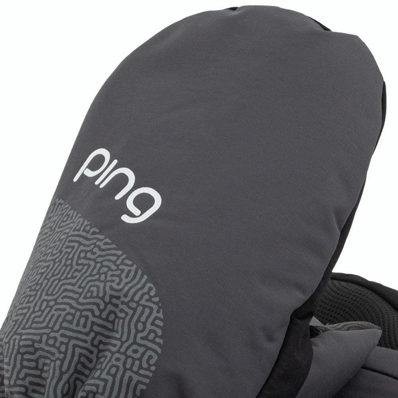 PING Ping Cart Mittens 241 guantes de invierno de golf para mujer, negro