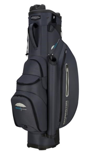 Bennington QO9 Water Resistant cart bag, navy/silver