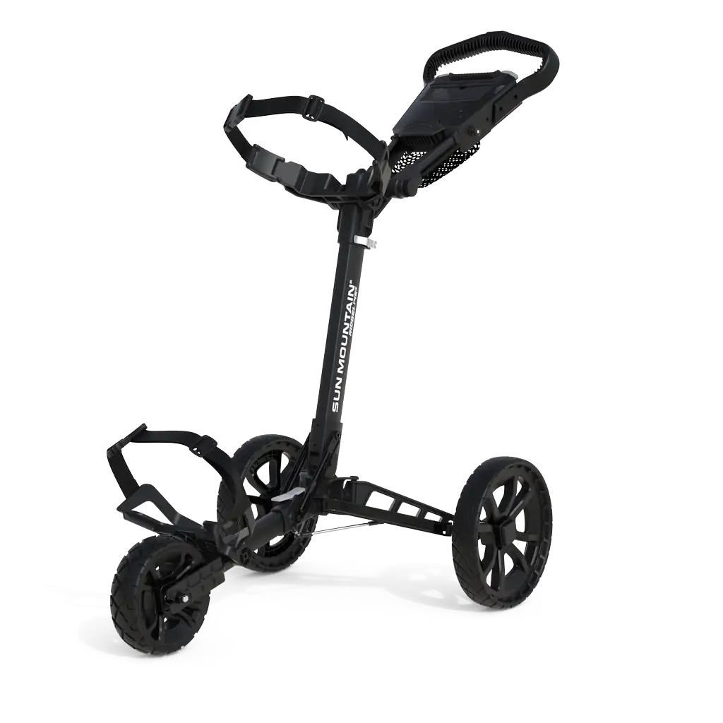 Sun Mountain Ridgeline 3 carrito de golf manual, negro