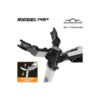 Sun Mountain Ridgeline 3 carrito de golf manual, negro