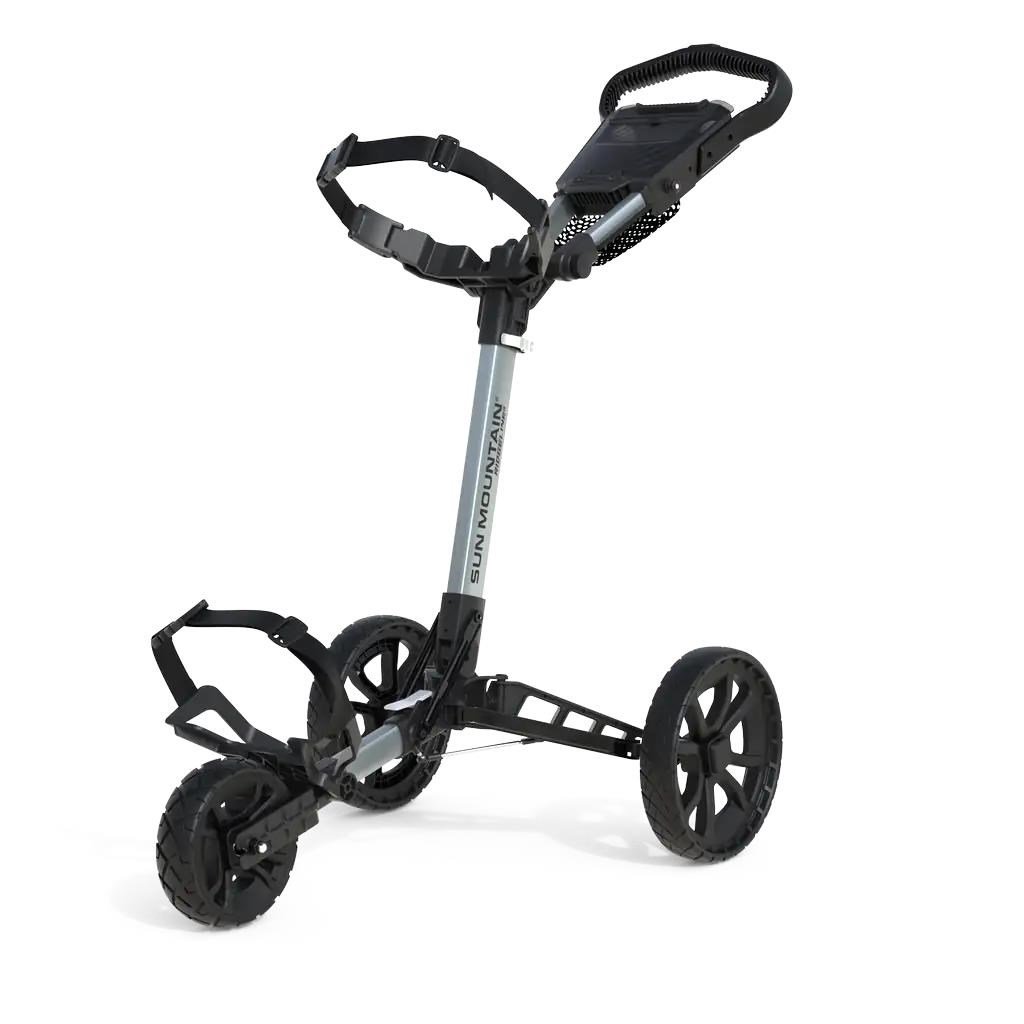 Sun Mountain Ridgeline 3 carrito manual, plateado