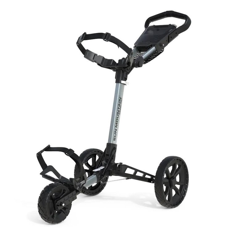 Sun Mountain Ridgeline 3 carrito manual, plateado