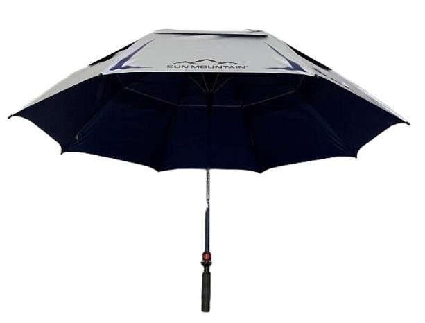 Sun Mountain H2NO Chrome UV paraguas 68", azul marino