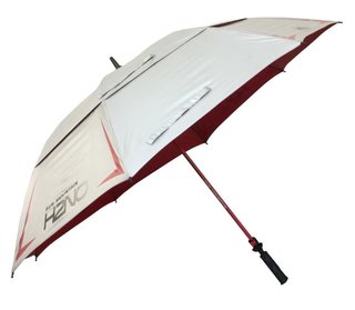 Sun Mountain H2NO Chrome UV paraguas 68", rojo