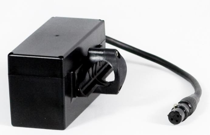 Davies Caddy batería de litio (9Ah, fijación eje delantero), negra