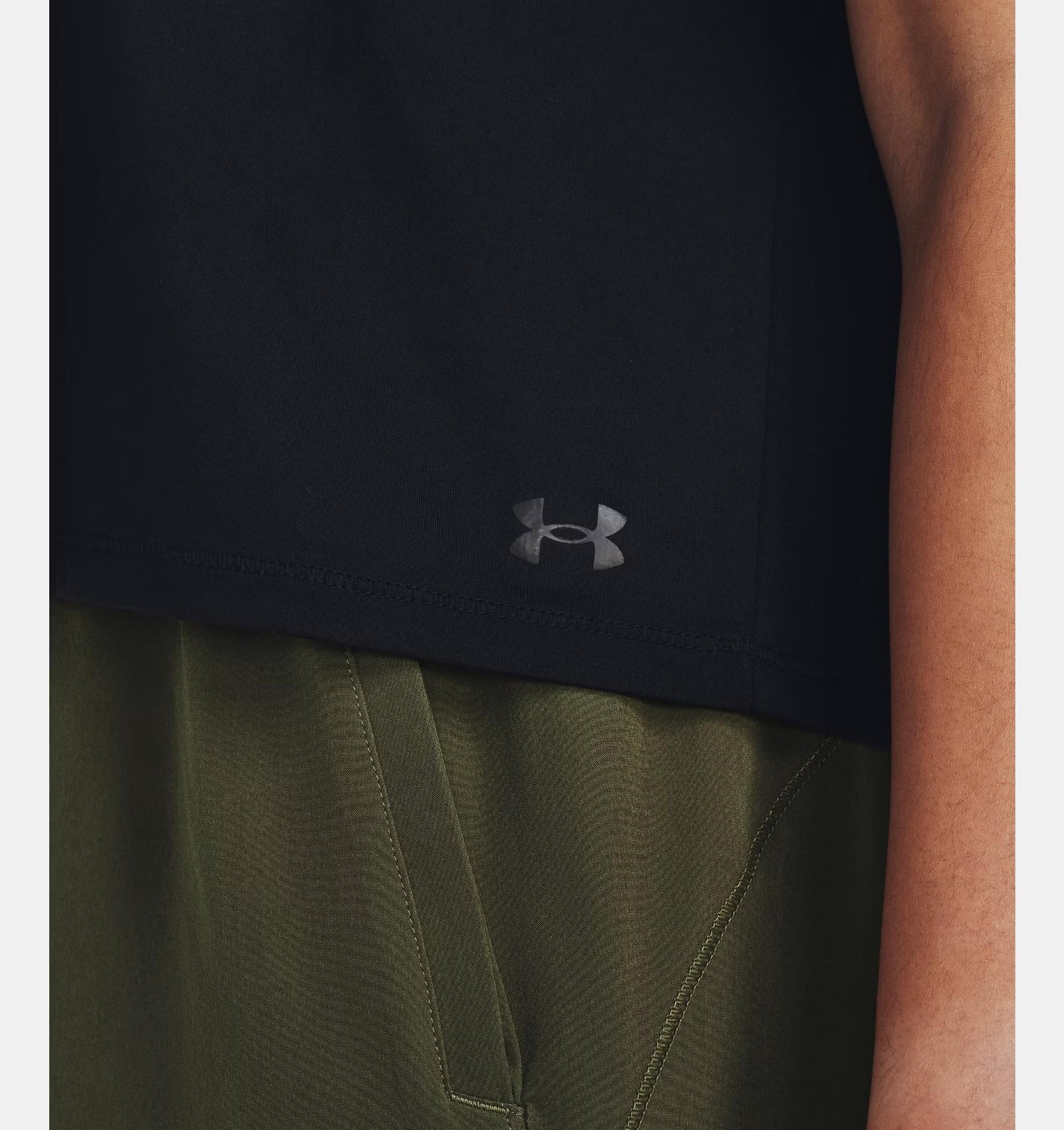 Under Armour Motion Short Sleeve camiseta de mujer, negra