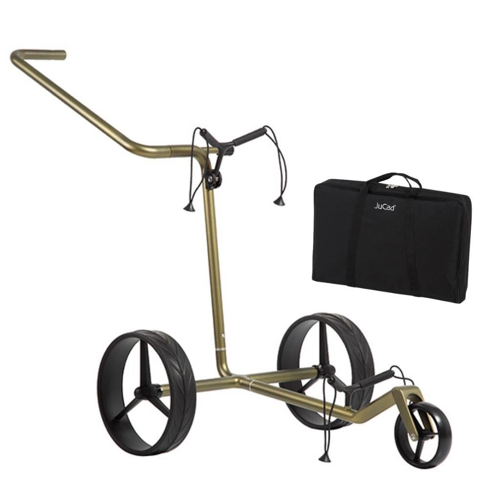 JuCad Carbon Verde Black trolley manual, edición especial + bolsa de transporte JTT, carbon