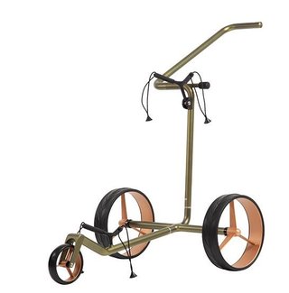 JuCad Carbon Verde Rosé carrito manual, edición especial + bolsa de transporte JTT