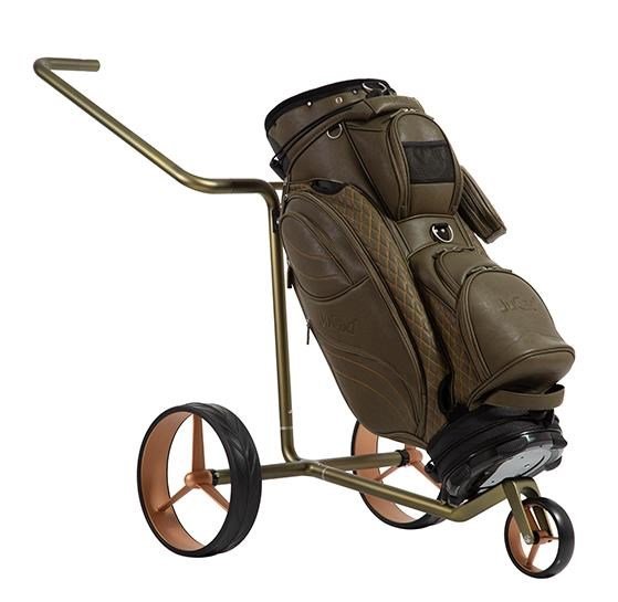JuCad Carbon Verde Rosé carrito manual, edición especial + bolsa de transporte JTT