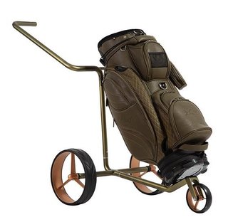JuCad Carbon Verde Rosé carrito manual, edición especial + bolsa de transporte JTT