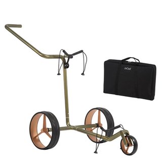 JuCad Carbon Verde Rosé carrito manual, edición especial + bolsa de transporte JTT
