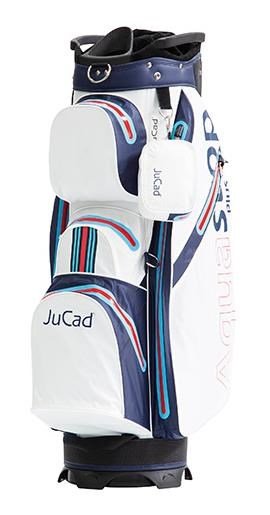 JuCad AquaStop Plus Facelift cart bag, racing design - azul/blanco/rojo