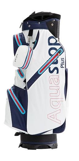 JuCad AquaStop Plus Facelift cart bag, racing design - azul/blanco/rojo