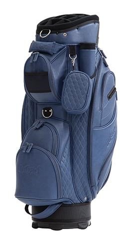 JuCad Style cart bag, azul oscuro/leather optic