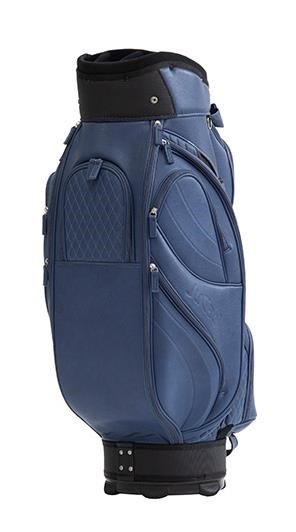 JuCad Style cart bag, azul oscuro/leather optic