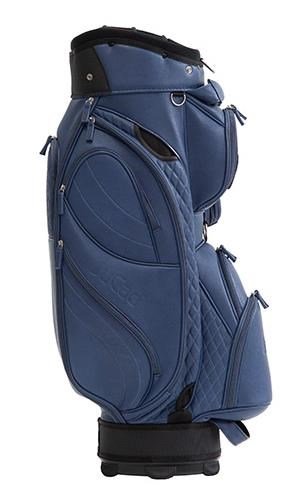 JuCad Style cart bag, azul oscuro/leather optic