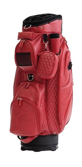 JuCad Style cart bag, rojo/leather optic