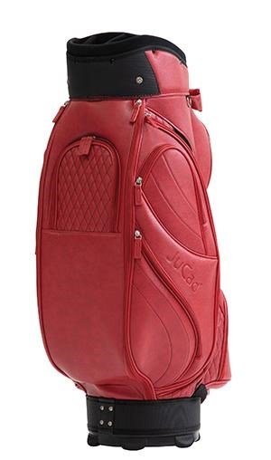 JuCad Style cart bag, rojo/leather optic