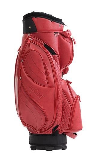 JuCad Style cart bag, rojo/leather optic