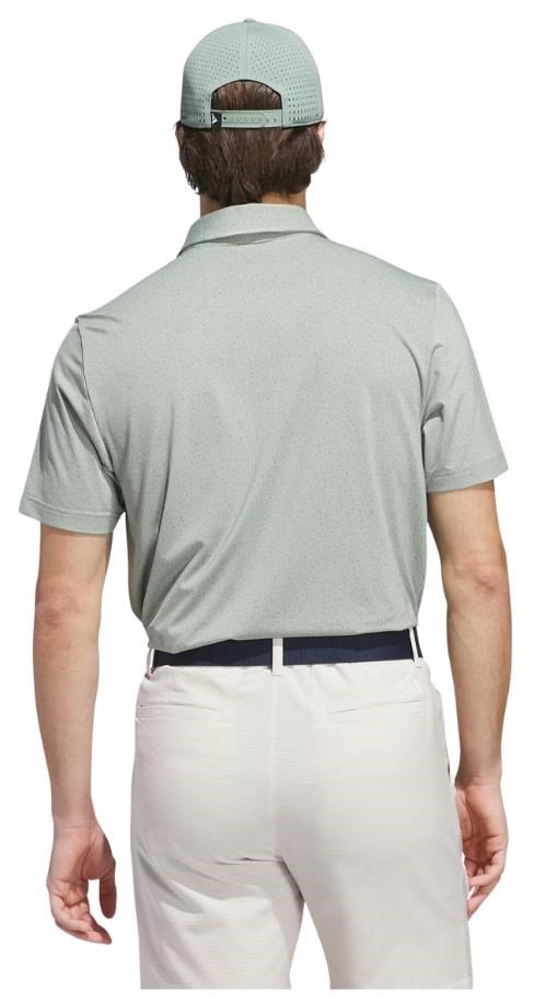 Adidas Ultimate365 Mini Bunker polo de hombre, silver green
