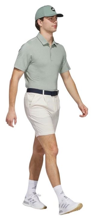 Adidas Ultimate365 Mini Bunker polo de hombre, silver green