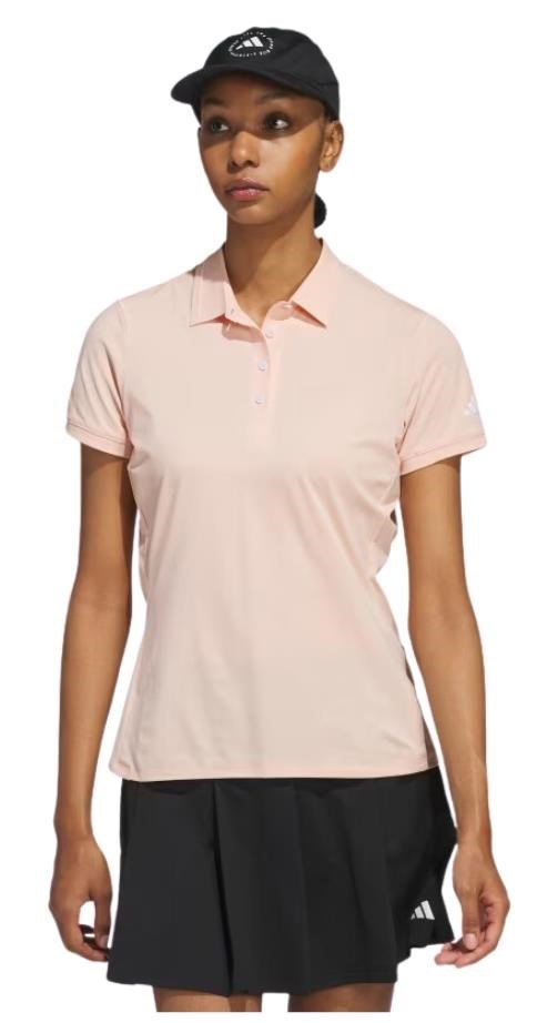 Adidas Ultimate365 Tour Twistknit polo de mujer, powder coral
