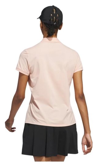 Adidas Ultimate365 Tour Twistknit polo de mujer, powder coral