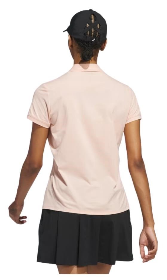Adidas Ultimate365 Tour Twistknit polo de mujer, powder coral