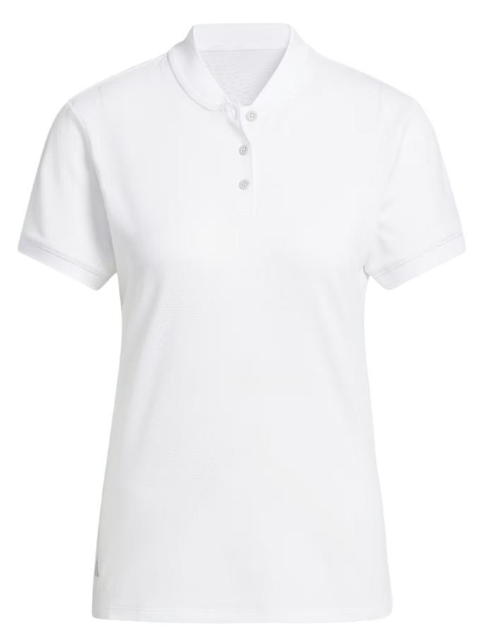 Adidas Ultimate365 Diamond Jacquard polo de mujer, blanco