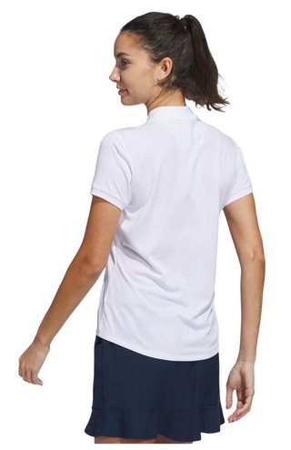Adidas Ultimate365 Diamond Jacquard polo de mujer, blanco